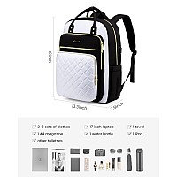 Lovevook Laptop Backpack 19 X 133 X 79 In Dblackwhite Unisex