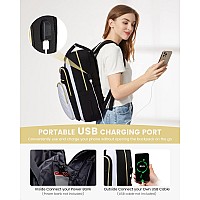 Lovevook Laptop Backpack 19 X 133 X 79 In Dblackwhite Unisex