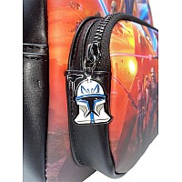 Loungefly Star Wars The Clone Wars Lightsabers Womens Double Strap Shoulder Bag Purse