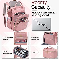 Weitars Lunch Backpack For Women156 Inch Laptop Backpack For Women Backpack Travel Backpackwork Backpack For Women Pink