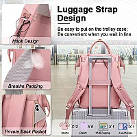 Weitars Lunch Backpack For Women156 Inch Laptop Backpack For Women Backpack Travel Backpackwork Backpack For Women Pink