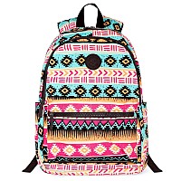 Montana West Western Backpack Purse For Women Lightweight Aztec Rucksack Novelty Casual Daypack For Laptop Travel