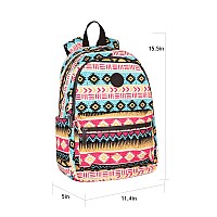 Montana West Western Backpack Purse For Women Lightweight Aztec Rucksack Novelty Casual Daypack For Laptop Travel