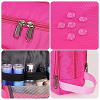 Toiletry Bag For Men Hanging Dopp Kit Water Resistant Shaving Bag Small Toiletry Bag For Traveling Pure Pink