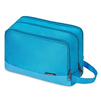 Toiletry Bag For Men Hanging Dopp Kit Water Resistant Shaving Bag Small Toiletry Bag For Traveling Pure Blue