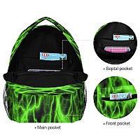 Mnsruu Toddler Backpack For Boys Girls Ages 512 Child Backpack Lightning School Bag Lightning Bookbag