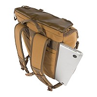 Carhartt 35L Nylon Workday Backpack Durable Waterresistant Pack With 15 Laptop Sleeve Brown One Size