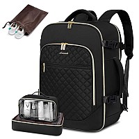 Lovevook Large Travel Backpack For Women 40L Carry On Backpack Flight Approvedwaterproof Suitcase With 3 Packing Cubes Antit