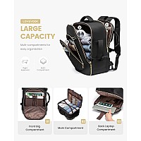 Lovevook Large Travel Backpack For Women 40L Carry On Backpack Flight Approvedwaterproof Suitcase With 3 Packing Cubes Antit