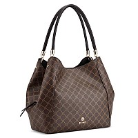 Nine West Etta Jet Set Carryall Brownblack