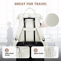 Lovevook Leather Laptop Backpack For Women 17 Inchtravel Backpack Purse Nurse Teacher Backpack Computer Laptop Bagprofessional