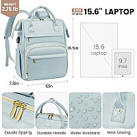 Lovevook Leather Laptop Backpack For Women 156 Inchtravel Backpack Purse Nurse Teacher Backpack Computer Laptop Bagprofession