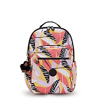 Kipling Womens Seoul 15 Laptop Backpack Durable Roomy With Padded Shoulder Straps Builtin Protective Sleeve