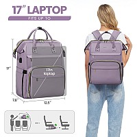 Lovevook Laptop Backpack For Women17 Inch Professional Womens Travel Backpack Purse Computer Laptop Bag Nurse Teacher Backpack