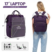 Lovevook Laptop Backpack For Women17 Inch Professional Womens Travel Backpack Purse Computer Laptop Bag Nurse Teacher Backpack