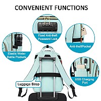 Lovevook Laptop Backpack Purse For Women Unisex Large Capacity 17 Inch Travel Antitheft Bag Work Business Computer Bags Backp