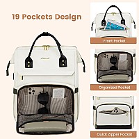 Lovevook Travel Laptop Backpack For Women Fashion Computer Backpack Purse For Work Business Teacher Nurse Bag 156Inch Casual D