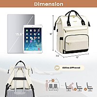 Lovevook Travel Laptop Backpack For Women Fashion Computer Backpack Purse For Work Business Teacher Nurse Bag 156Inch Casual D