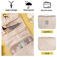 Pengxiaomei Hanging Toiletry Bag Waterproof Traveling Toiletries Bag Portable Travel Makeup Pouch Multifunction Travel Bathroom