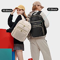 Lovevook Laptop Backpack Women Teacher Backpack156 Inch Laptop Bag With Usb Portwaterproof Daypack For Work Travel Antiquewhi