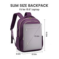 Lovevook Laptop Backpack For Women Slim Business Laptops Bag With Separate Computer Compartment Stylish Daypack For College Wor