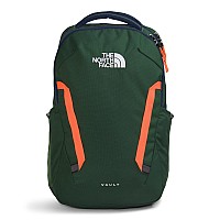 The North Face Vault Everyday Laptop Backpack Pine Needlesummit Navypower Orange One Size