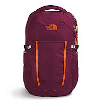 The North Face Womens Pivoter Everyday Laptop Backpack Boysenberrymandarin One Size