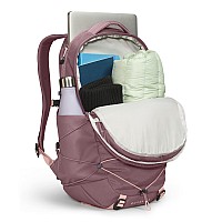 The North Face Womens Borealis Commuter Laptop Backpack Fawn Greypink Moss One Size