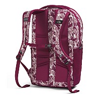 The North Face Womens Jester Everyday Laptop Backpack Boysenberry Coleus Camo Print One Size