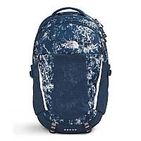 The North Face Womens Recon Everyday Laptop Backpack Shady Blue Nature Texture Printshady Bluetnf White One Size