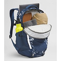 The North Face Womens Recon Everyday Laptop Backpack Shady Blue Nature Texture Printshady Bluetnf White One Size