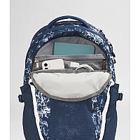 The North Face Womens Recon Everyday Laptop Backpack Shady Blue Nature Texture Printshady Bluetnf White One Size