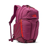 The North Face Womens Surge Commuter Laptop Backpack Boysenberry Light Heatherfiery Red One Size