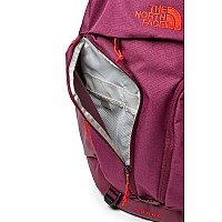 The North Face Womens Surge Commuter Laptop Backpack Boysenberry Light Heatherfiery Red One Size