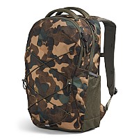 The North Face Jester Everyday Laptop Backpack Utility Brown Camo Texture Printnew Taupe Green One Size