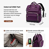 Lovevook Laptop Backpack For Women Fashion 17 Inch Large Backpack Computer Backpack Nurse Teacher Bag For Travel Work Business C