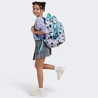 Kipling Womens Seoul 15 Laptop Backpack Durable Roomy With Padded Shoulder Straps Builtin Protective Sleeve