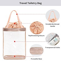 Clear Makeup Bag Travel Toiletry Bag For Women Tsa Approved Toiletry Bag Waterproof Clear Bag Cosmetic Pouchtransparent Make