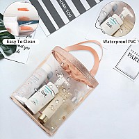 Clear Makeup Bag Travel Toiletry Bag For Women Tsa Approved Toiletry Bag Waterproof Clear Bag Cosmetic Pouchtransparent Make