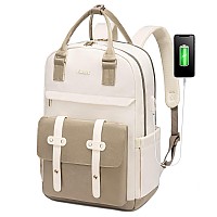 Lovevook Laptop Backpack For Women 156 Inch Laptop Bag With Usb Charging Port Fashion Water Resistant Daypacks Teacher Nurse