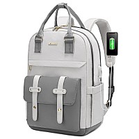 Lovevook Laptop Backpack For Women 156 Inch Laptop Bag With Usb Charging Port Fashion Water Resistant Daypacks Teacher Nurse