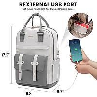 Lovevook Laptop Backpack For Women 156 Inch Laptop Bag With Usb Charging Port Fashion Water Resistant Daypacks Teacher Nurse