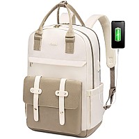 Lovevook Laptop Backpack For Women 173 Inch Laptop Bag With Usb Charging Port Fashion Water Resistant Daypacks Teacher Nurse