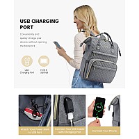 Lovevook 17 Inch Laptop Backpack Women Large Travel Computer Back Pack With Usb Charging Port Anti Theft Backpack For Women Te