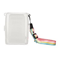 Mini Link 2 Clear Camera Case Transparent Pvc Protective Bag For Instax Mini Link 2 Smartphone Photo Printer Accessories Rainb