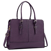 Laptop Bag For Women Leather 156 Inch Laptop Work Tote For Computer Bag Waterproof Business Office Professional Large Capacity