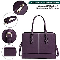 Laptop Bag For Women Leather 156 Inch Laptop Work Tote For Computer Bag Waterproof Business Office Professional Large Capacity