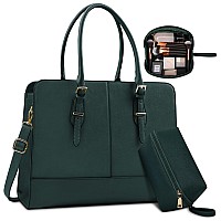 Laptop Bag For Women Leather Work Tote 156 Inch Laptop For Computer Bag Waterproof Business Office Professional Large Capacity