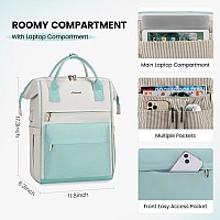 Lovevook Laptop Backpack Purse For Women Waterproof Teacher Nurse Bag 156 Inch Work Laptop Bag With Usb Port Business Travel