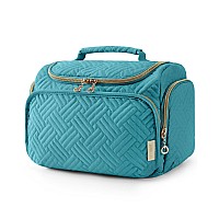 Bagsmart Travel Toiletry Bag Large Wideopen Travel Bag For Toiletries Makeup Cosmetic Travel Bag With Handle Bluemedium